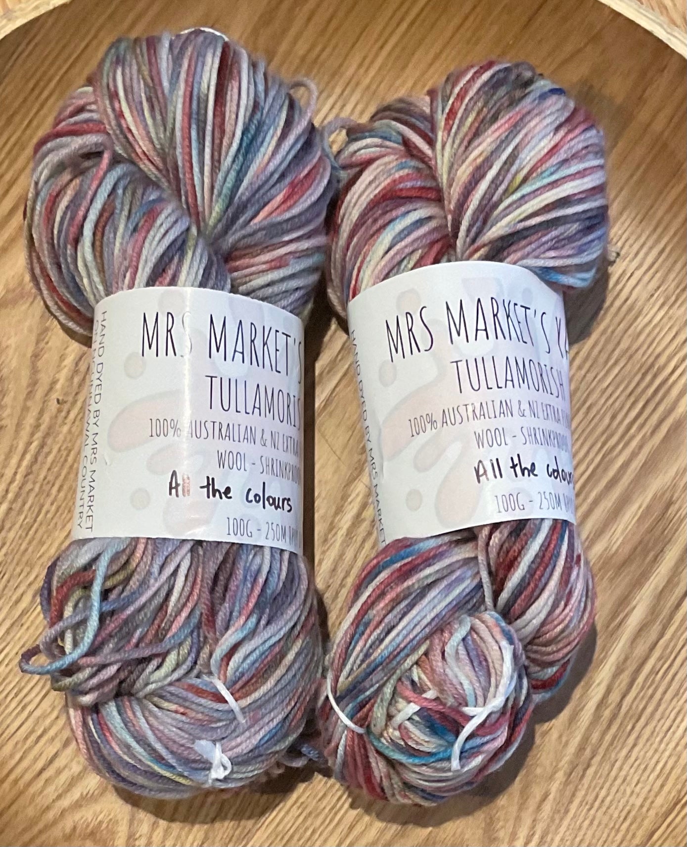 Mrs Market's Tullamorish Hand Dyed Yarn 8ply DK