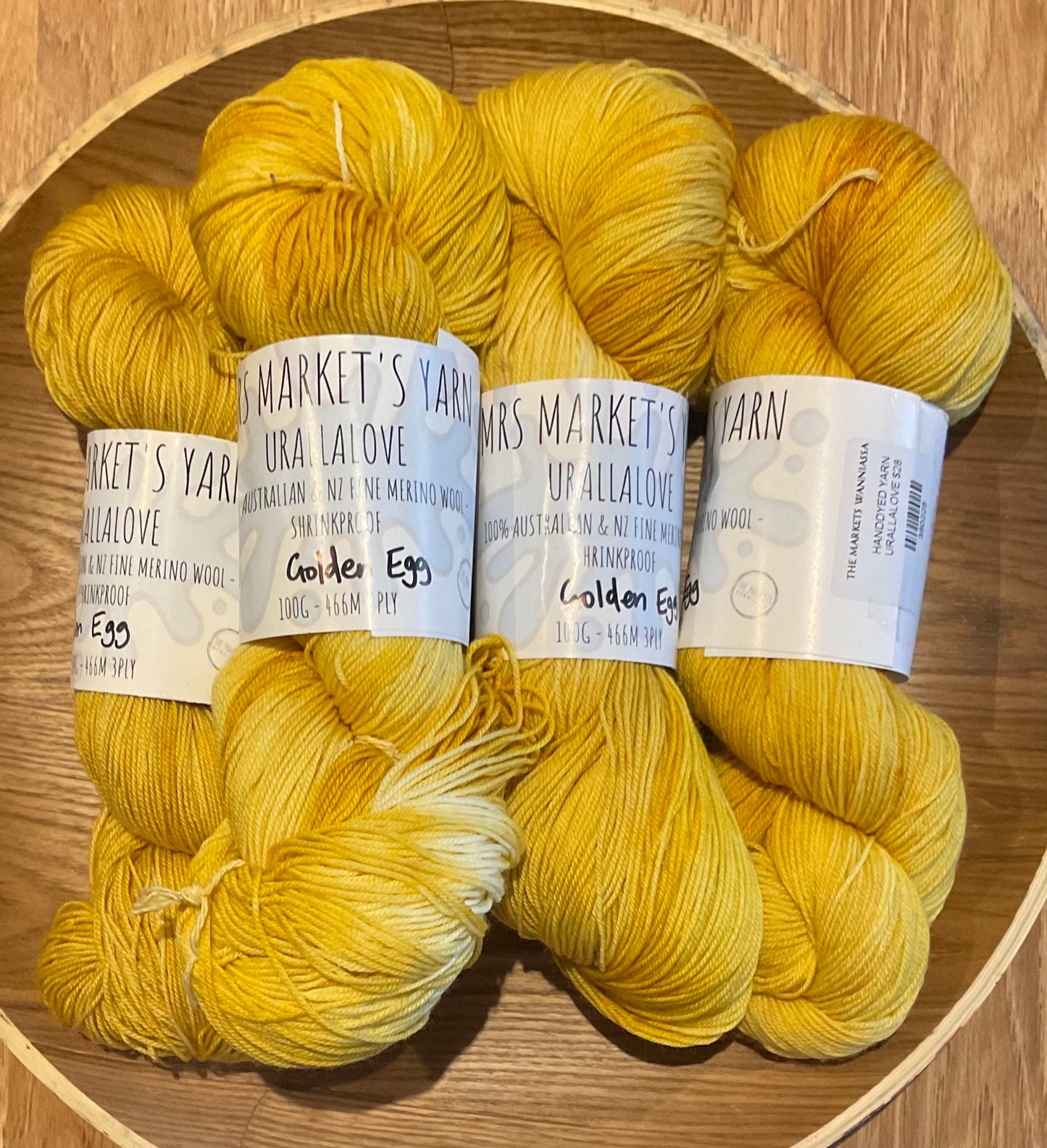 Mrs Markets Urallalove 3ply Hand dyed Yarn