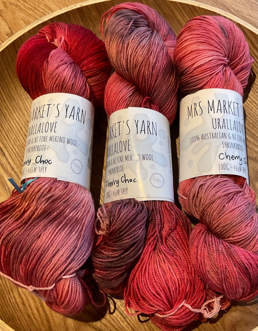 Mrs Markets Urallalove 3ply Hand dyed Yarn