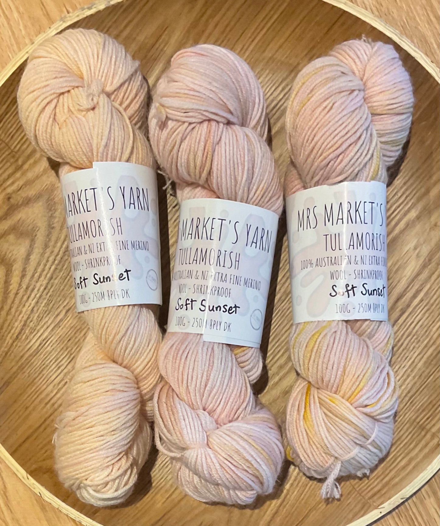 Mrs Market's Tullamorish Hand Dyed Yarn 8ply DK