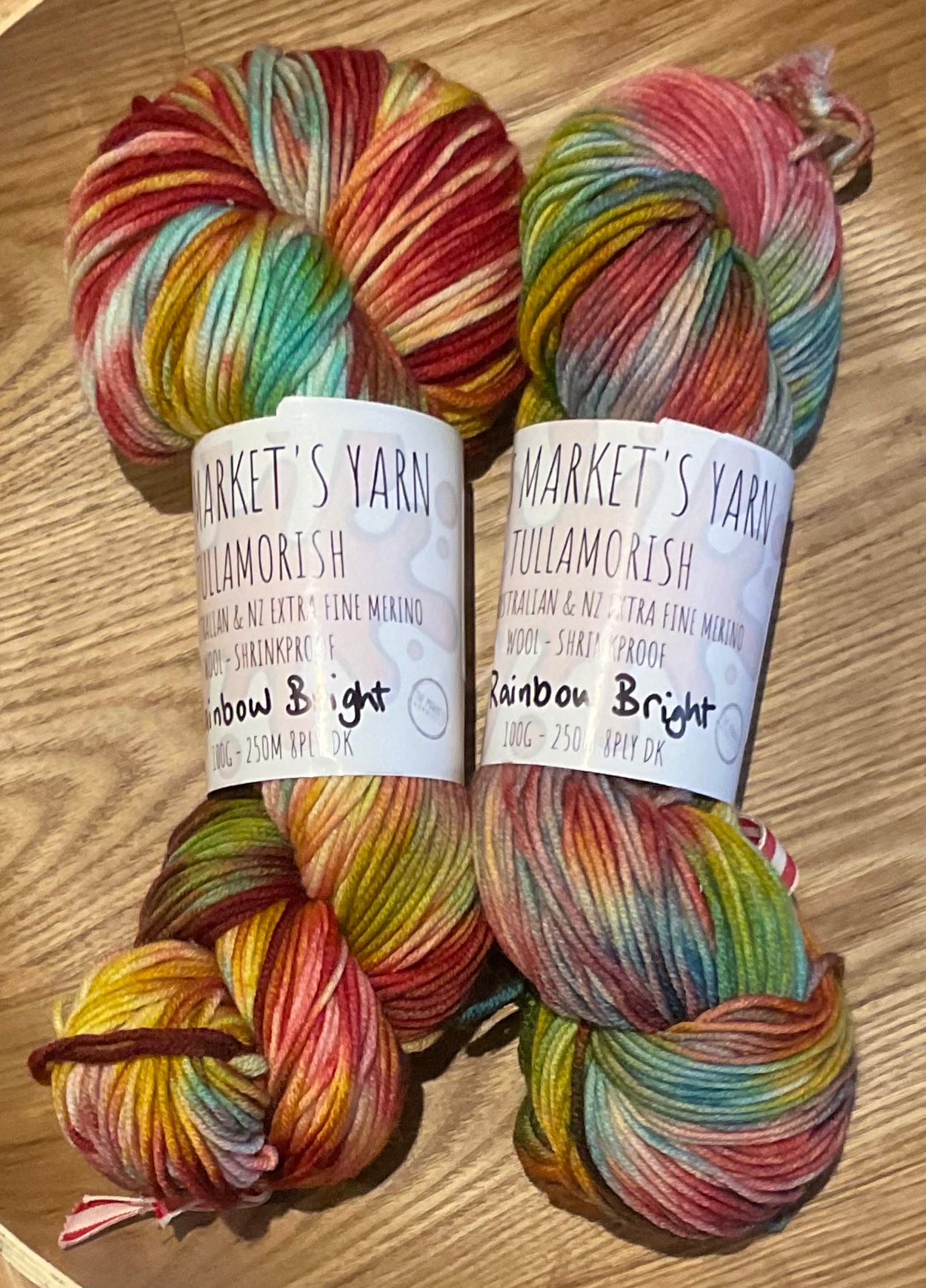 Mrs Market's Tullamorish Hand Dyed Yarn 8ply DK