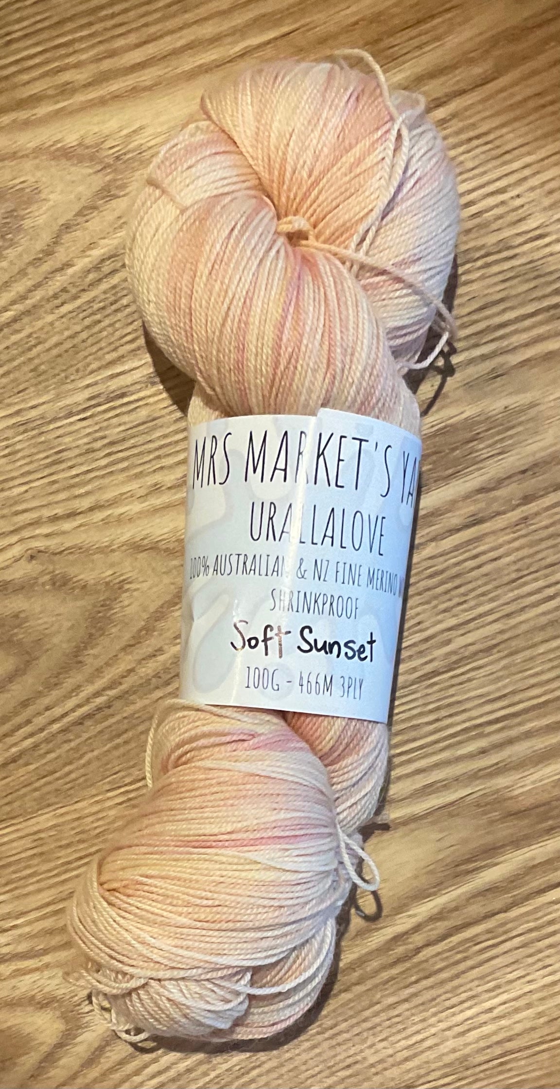Mrs Markets Urallalove 3ply Hand dyed Yarn