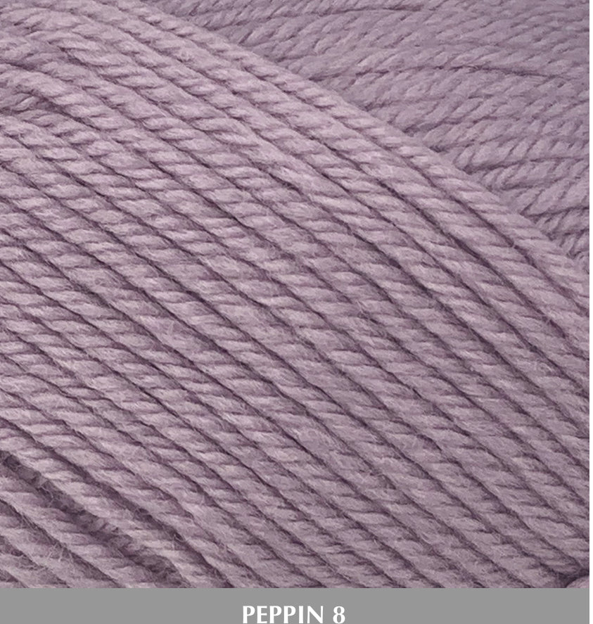 Fiddlesticks Peppin8 8ply 100% Australian Fine Merino Wool