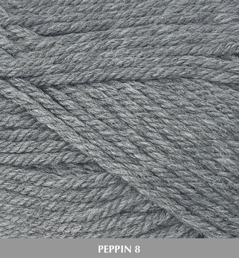 Fiddlesticks Peppin8 8ply 100% Australian Fine Merino Wool