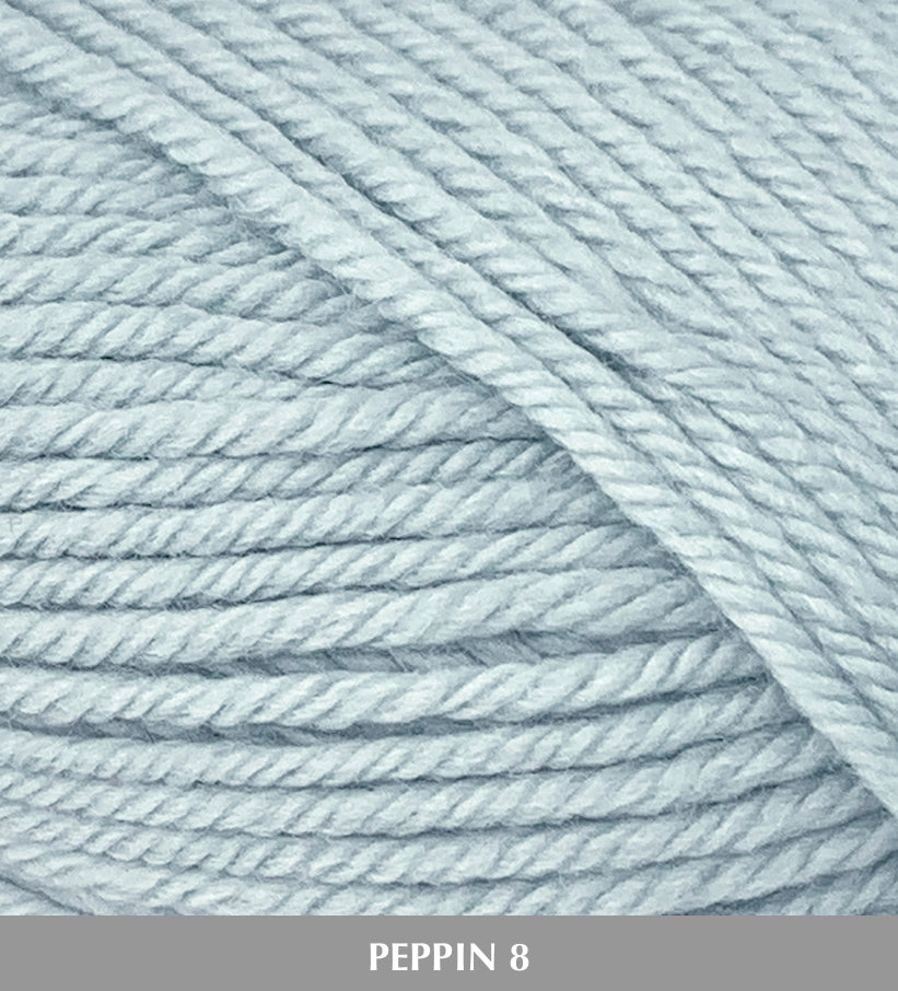 Fiddlesticks Peppin8 8ply 100% Australian Fine Merino Wool