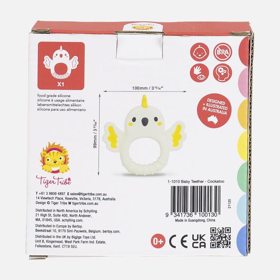 Silicone Teether - Cockatoo