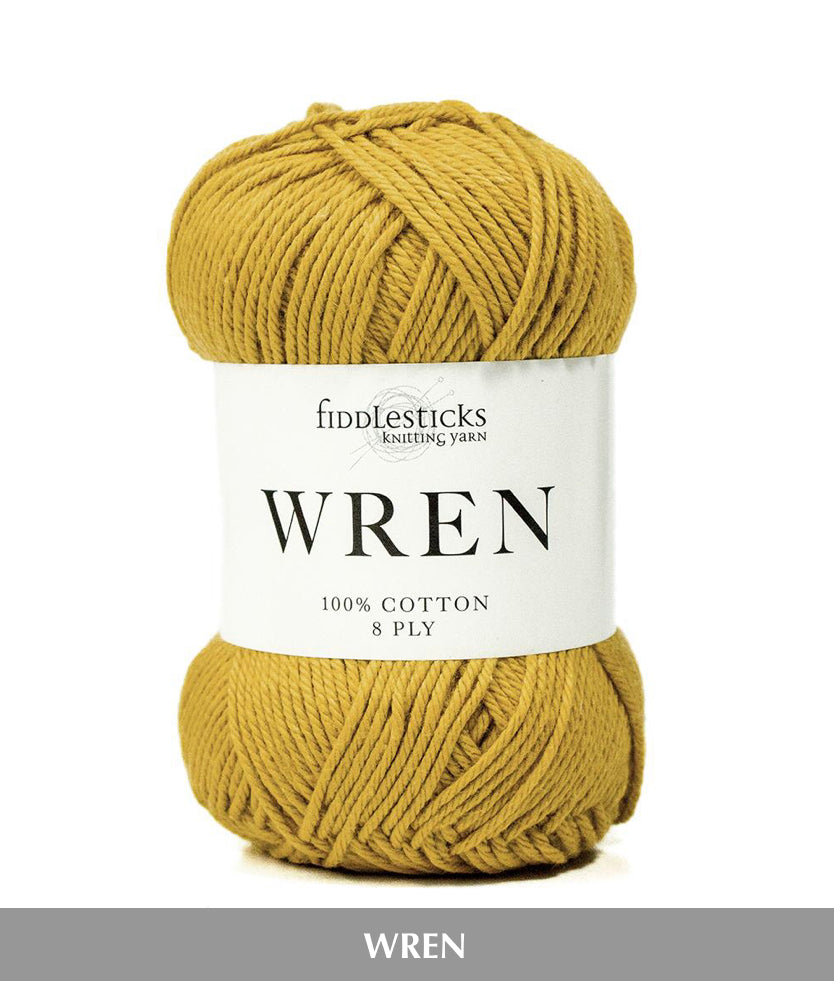 Fiddlesticks Wren 8ply Cotton