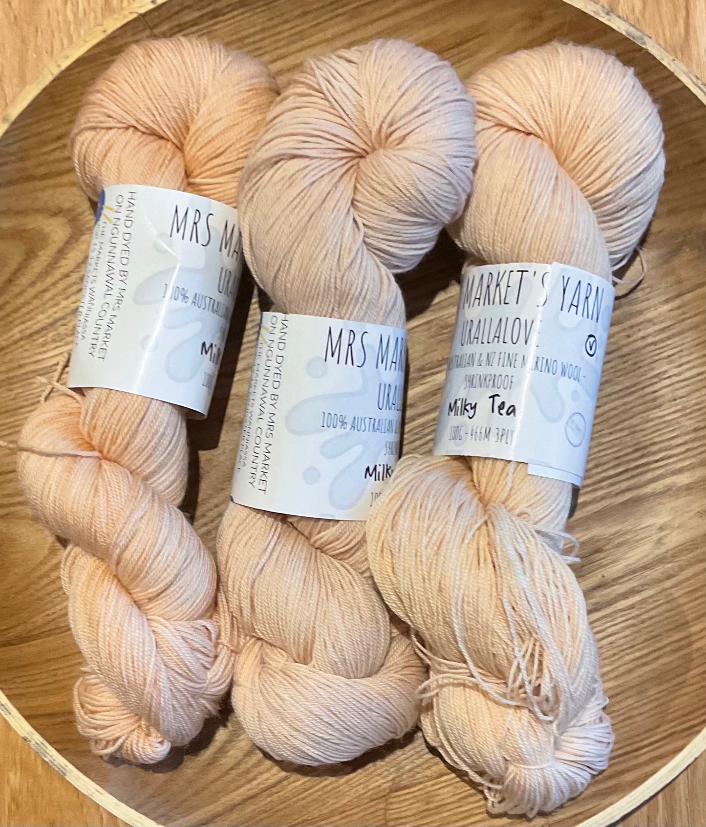 Mrs Markets Urallalove 3ply Hand dyed Yarn