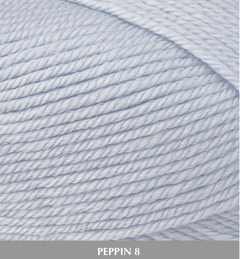 Fiddlesticks Peppin8 8ply 100% Australian Fine Merino Wool