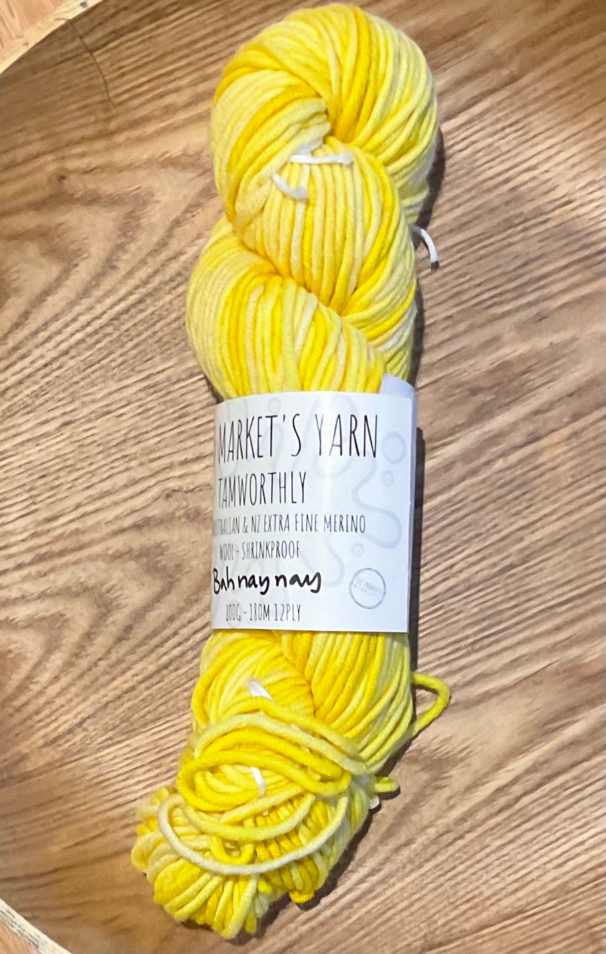 Mrs Market's Tamworthly Hand Dyed Yarn 12ply
