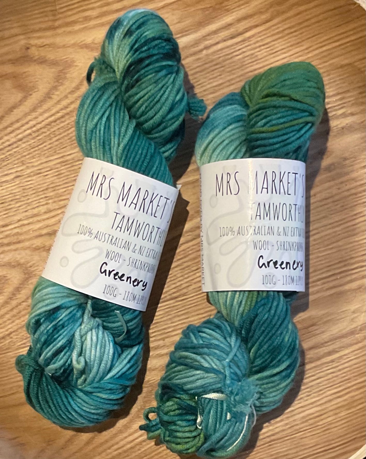 Mrs Market's Tamworthly Hand Dyed Yarn 12ply