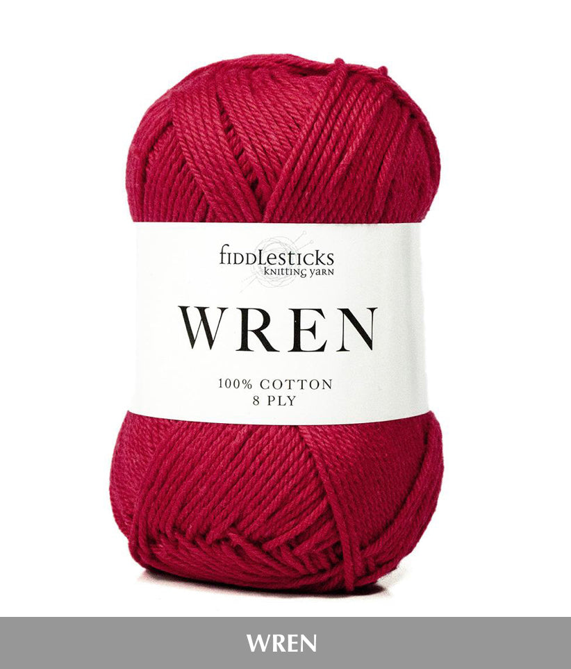Fiddlesticks Wren 8ply Cotton