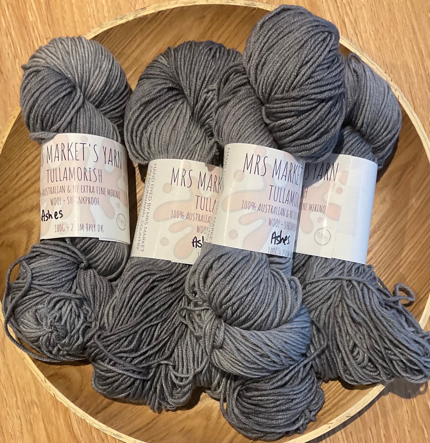 Mrs Market's Tullamorish Hand Dyed Yarn 8ply DK