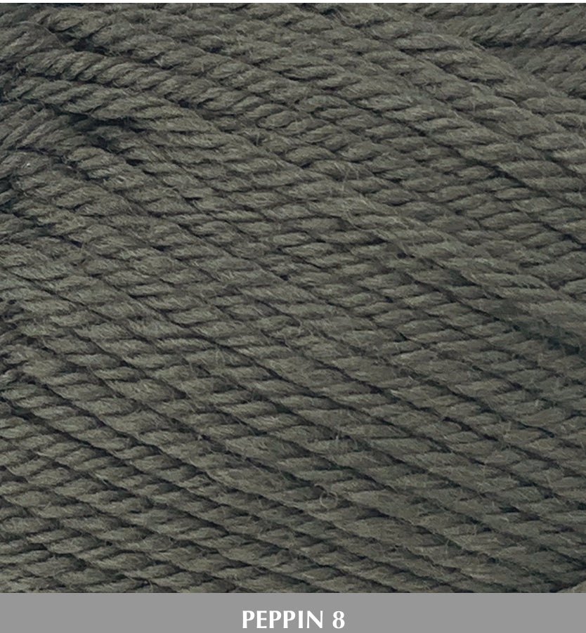 Fiddlesticks Peppin8 8ply 100% Australian Fine Merino Wool