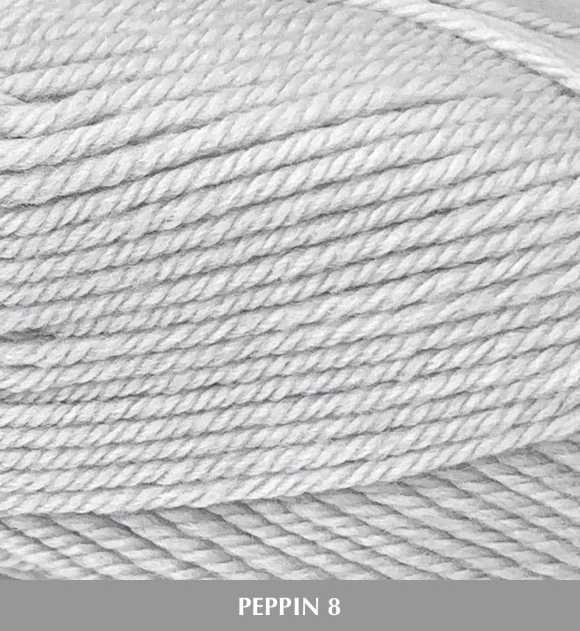 Fiddlesticks Peppin8 8ply 100% Australian Fine Merino Wool