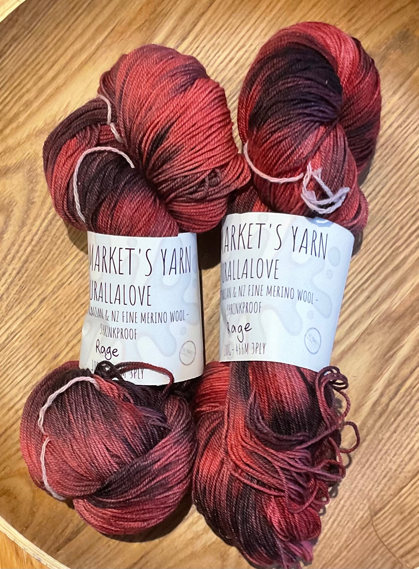 Mrs Markets Urallalove 3ply Hand dyed Yarn