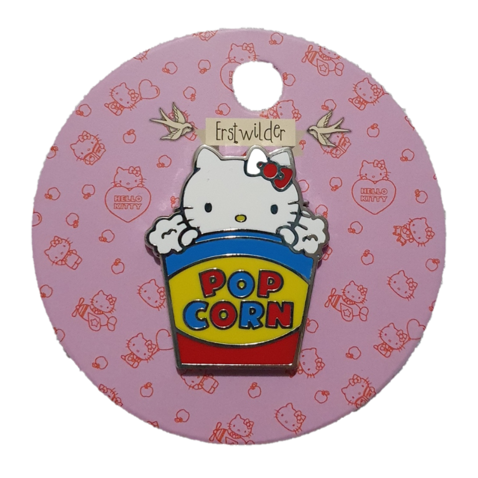 Hello Kitty Popcorn Enamel Pin