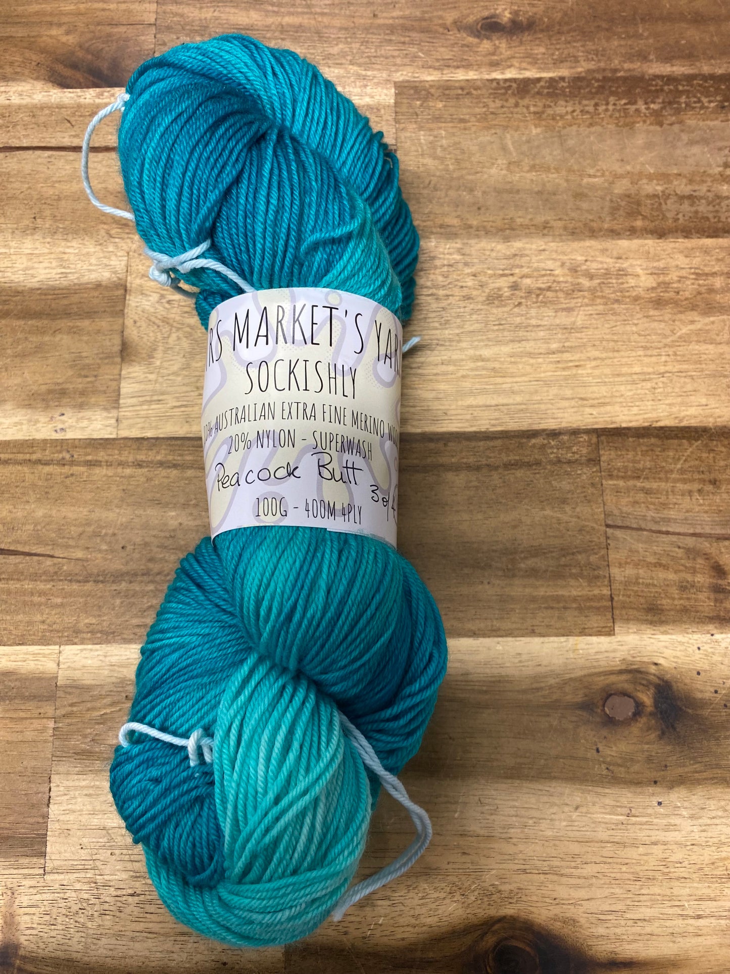 Mrs Market's Sockishly Hand Dyed Yarn 4ply