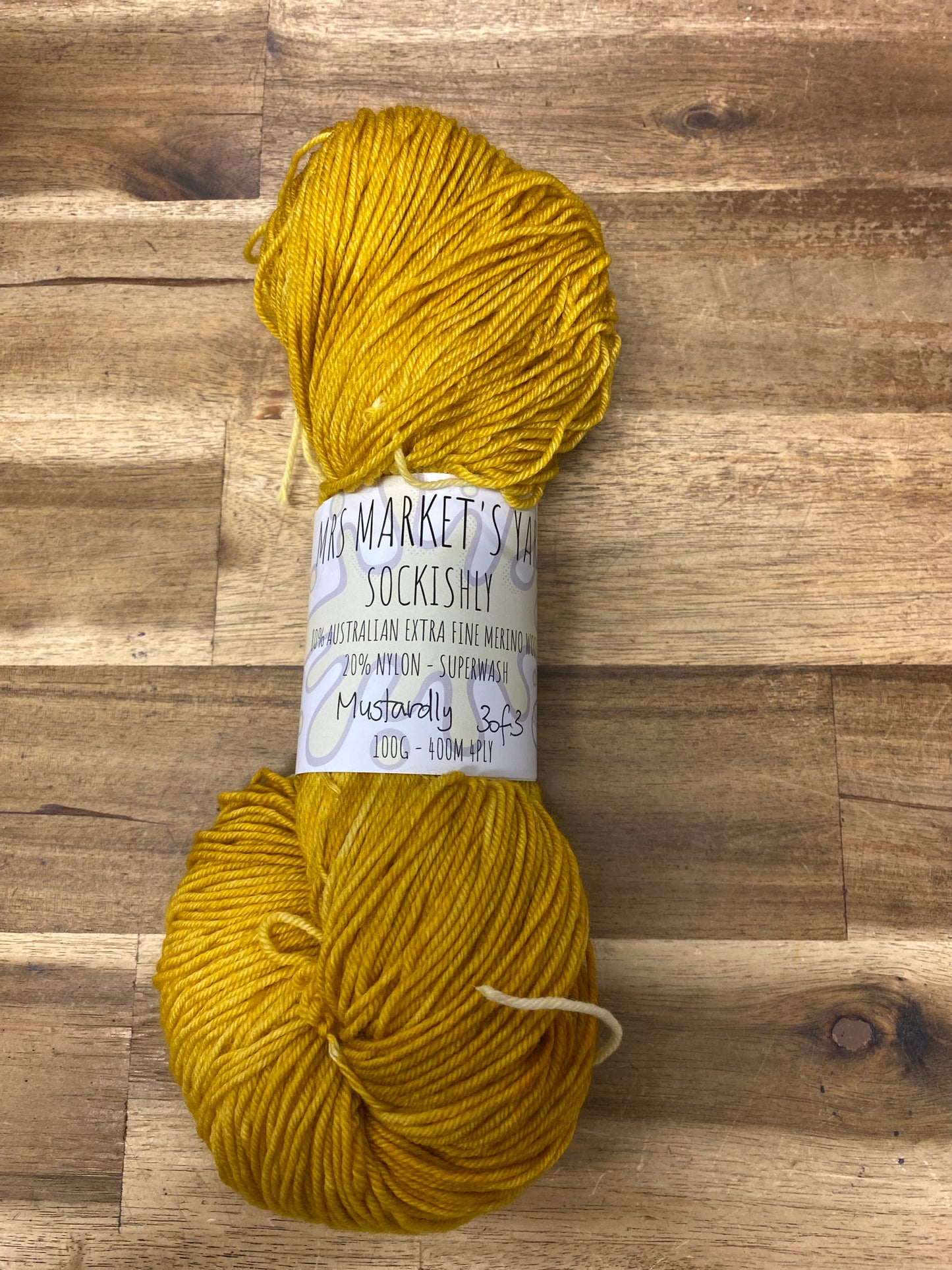 Mrs Market's Sockishly Hand Dyed Yarn 4ply