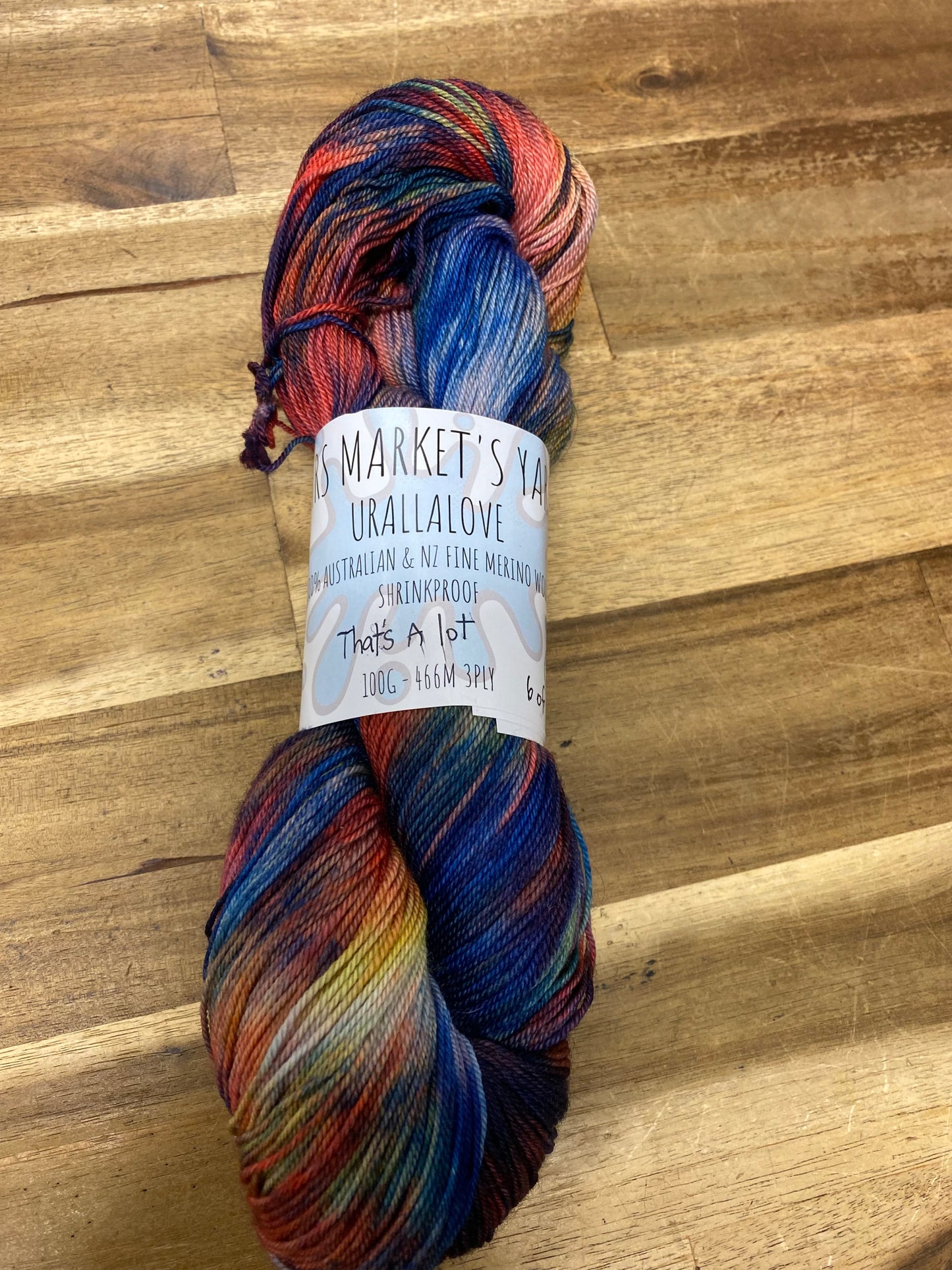 Mrs Markets Urallalove 3ply Hand dyed Yarn