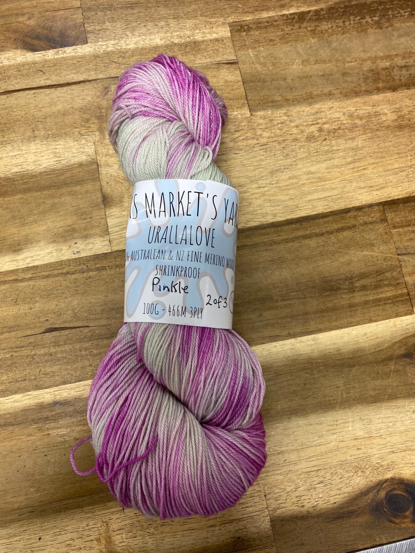 Mrs Markets Urallalove 3ply Hand dyed Yarn