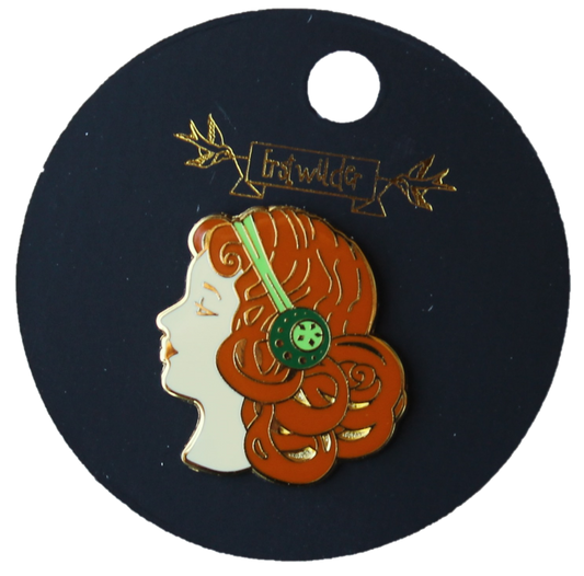 Mademoiselle Bernhardt Enamel Pin