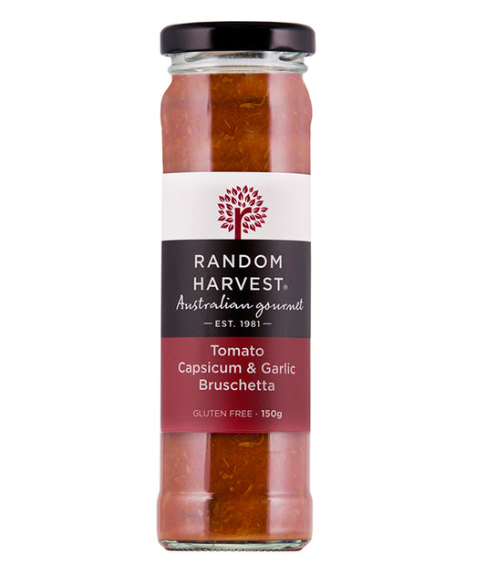 Tomato Capsicum & Garlic Bruschetta