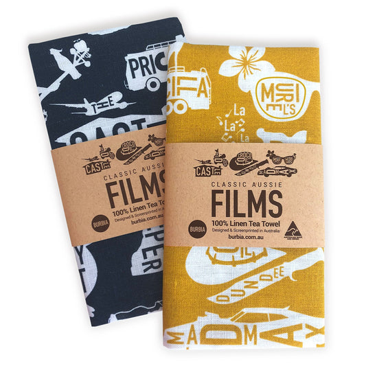 Classic Aussie Films Tea Towel