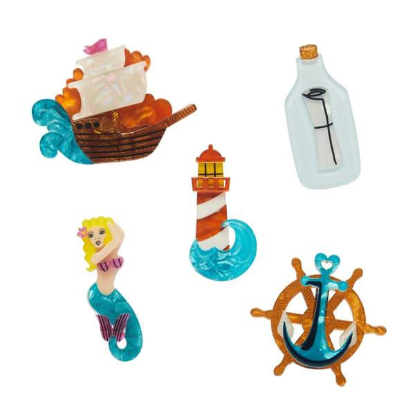 Nautical Collection Mini Brooches