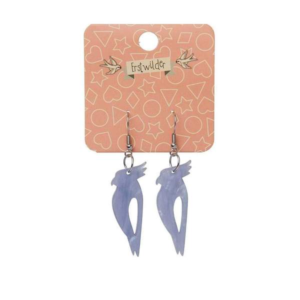 Kookaburra Glitter Resin Drop Earrings - Multiple Colours
