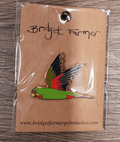 Swift Parrot Lapel Pin