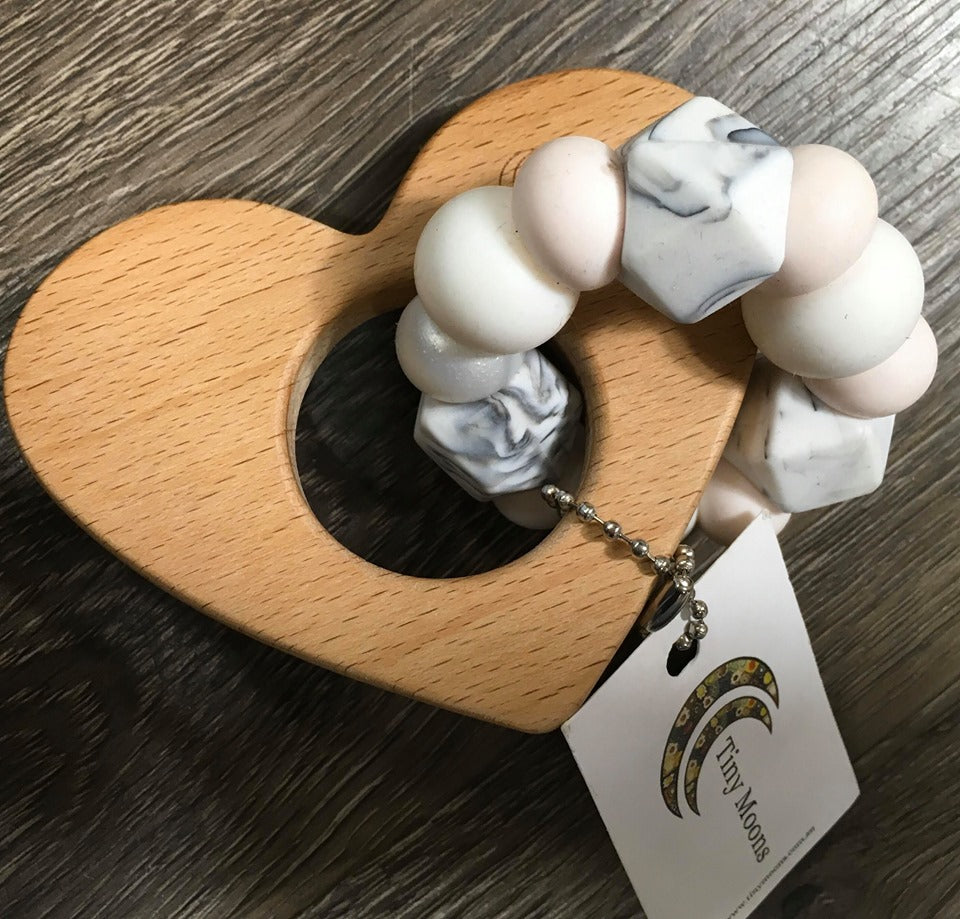 Tiny Moons Teethers Heart