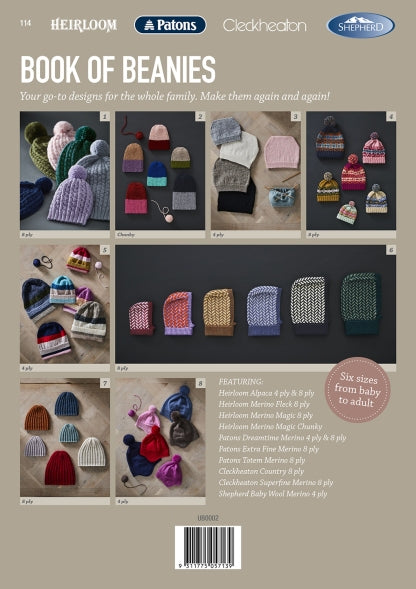 Pattern Book of Beanies