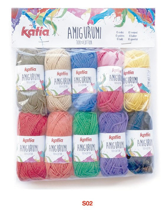 Katia Amigurumi Pack x10 balls Various