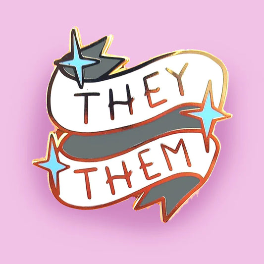 They/Them Lapel Pin