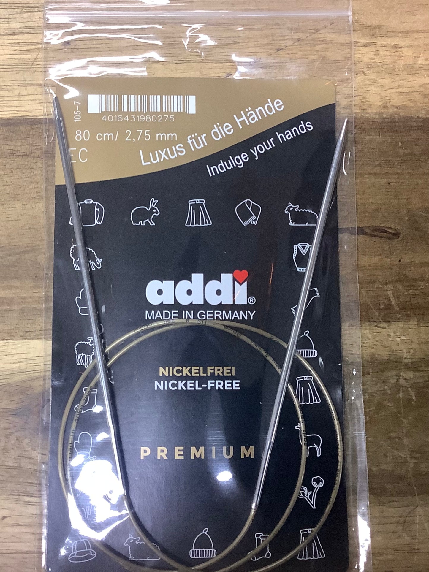 ADDI Fixed Circular Needles 80cm