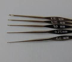 Pony Crochet Hooks .6mm to 1.75mm
