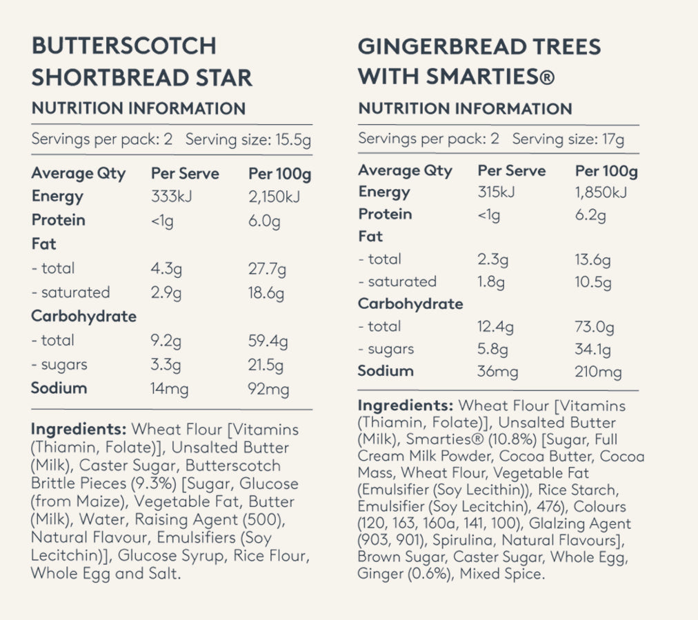 Traditional Christmas Mixed Bikkies 195g