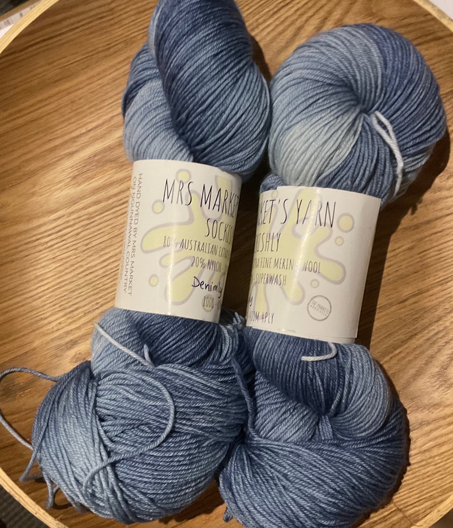 Mrs Market's Sockishly Hand Dyed Yarn 4ply