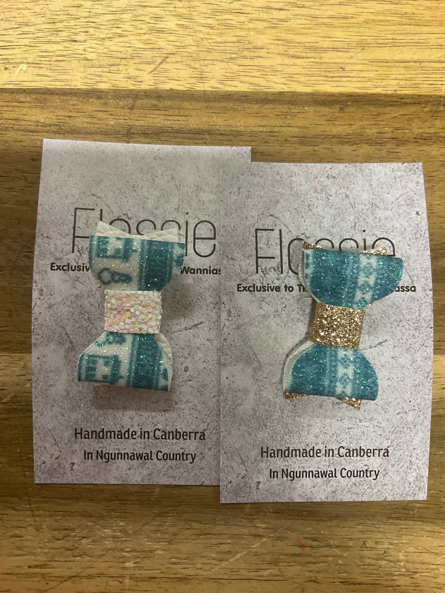 Mini Hair Bows Christmas
