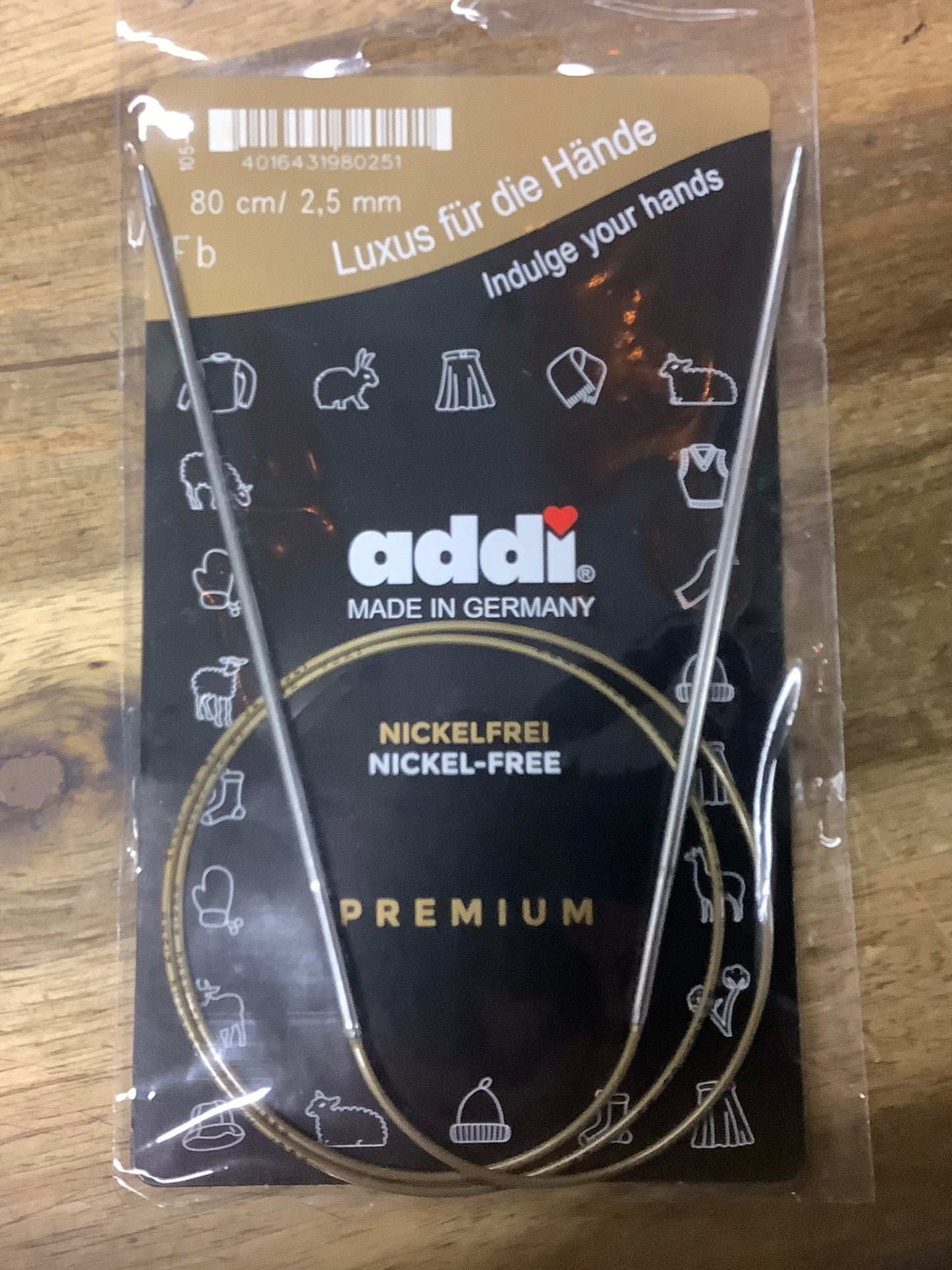 ADDI Fixed Circular Needles 80cm