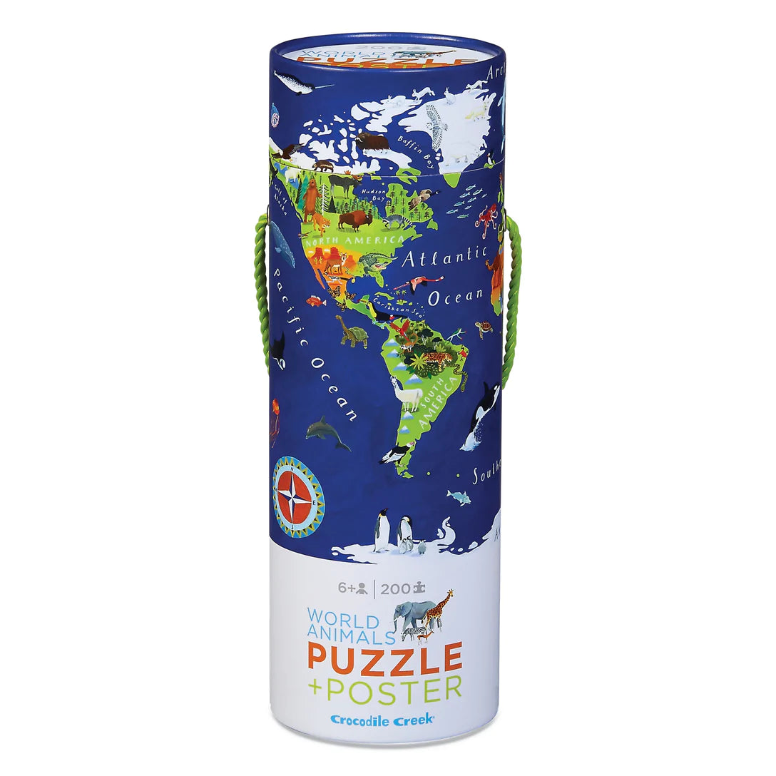 Discover + Play Puzzle 100pc World Animals
