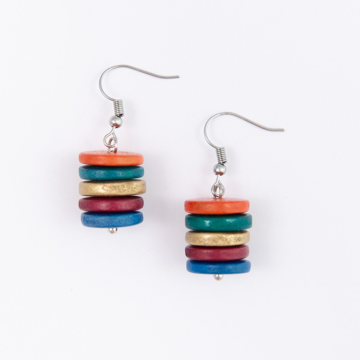 Winter Smartie Stacked Earrings