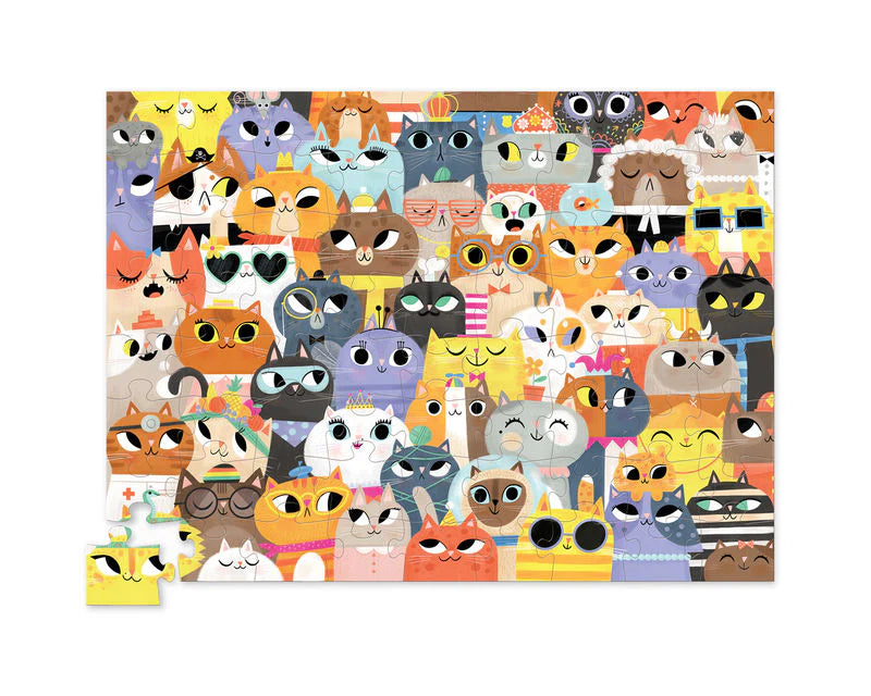 Junior Puzzle 72pc Lots of Cats