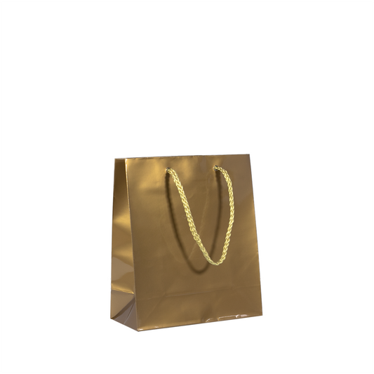 Glossy Gold Gift Bags Medium