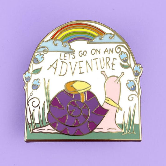 Let's Go On An Adventure Lapel Pin