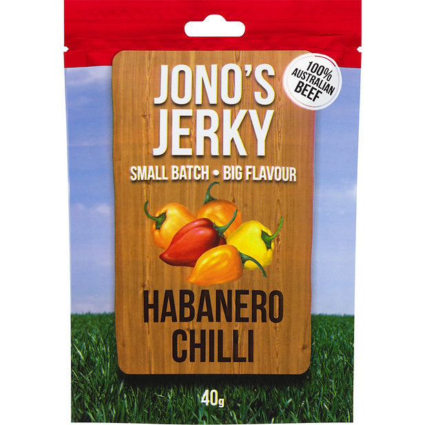 Habanero Chilli Beef Jerky 40g