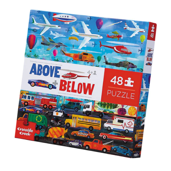Above & Below Puzzle 48 Things That Go