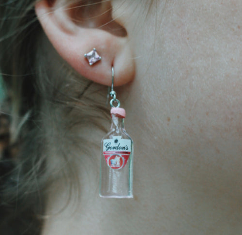 Pink Gin Earrings