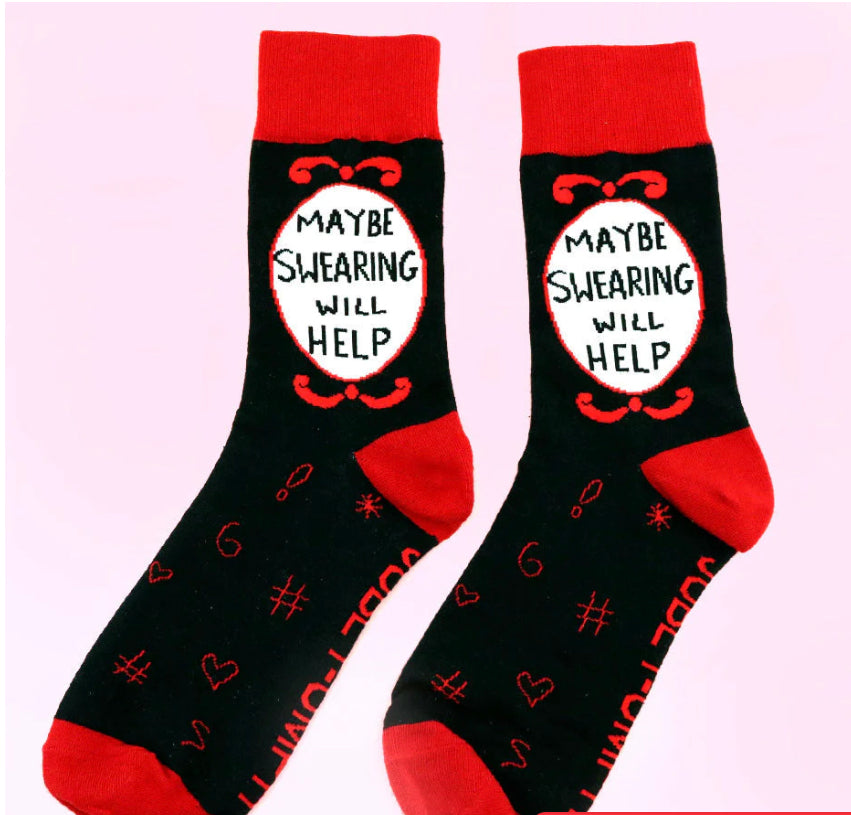 Maybe Swearing Will Help Socks